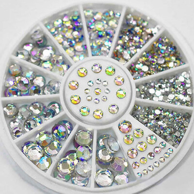 

〖Follure〗Diamonds Dazzling Tips Nail Sticker Sequins Colorful Nail Art Decoration