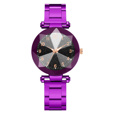 

Simple Women Watches Romantic Digital Starry Sky Dial Ladies Fashion Quartz Wristwatch Alloy Strap Clock Casual Reloj Mujer