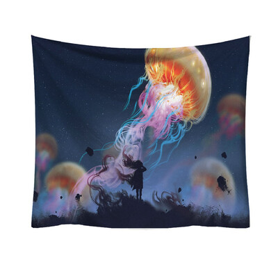 

Toponeto Fashion Tapestry Planet Fantasy World Style Decorative Tapestry Home Decor