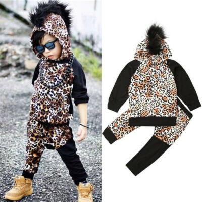 

2Pcs Toddler Kid Baby Boy Hoodies Shirt TopsLong Pants Kids Outfits Clothes Set