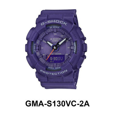 

Casio G-Shock GMA-S130VC-2A Sports Watch Waterproof Wristwatch With Step Counting Function