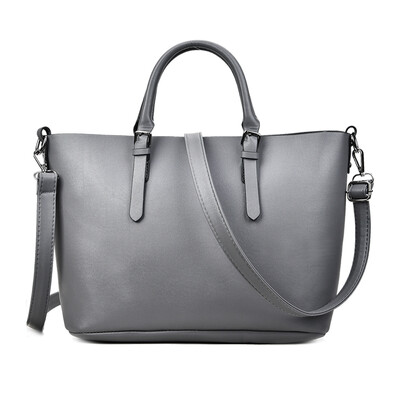 

European Style Women PU Leather Handbag Simple Shoulder Crossbody Bag