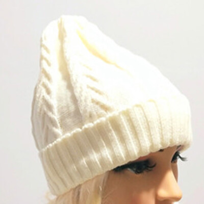 

Tailored Men Women Baggy Warm Crochet Winter Wool Knit Ski Beanie Skull Slouchy Caps Hat