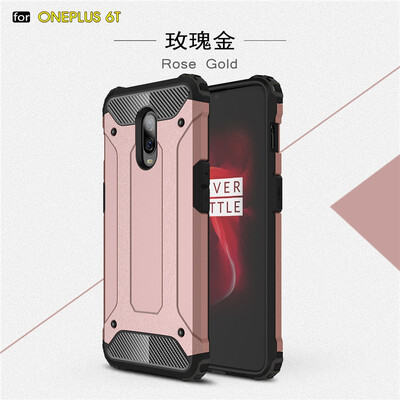 

Goowiiz Phone Case For OnePlus 6T King Kong Armor Fashion Bumper PC TPU Prevent falling