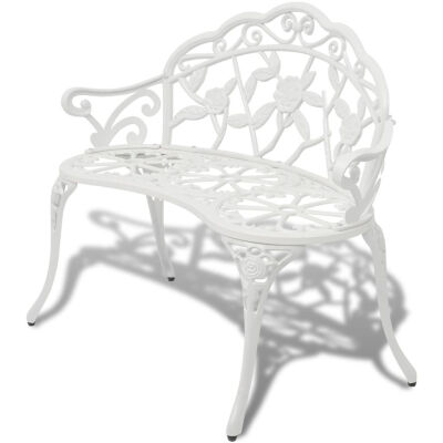 

Garden Bench 394 Cast Aluminium White