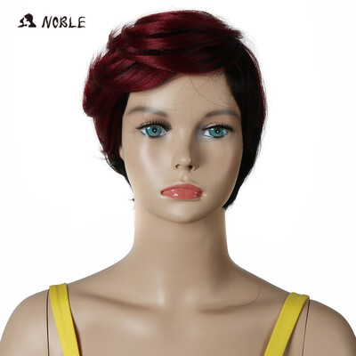 

Noble Synthetic Hair Wigs 10 Inch Short Wavy Wigs For Black Women Free Shipping Heat Resistant