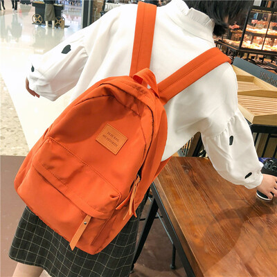 

Bf Old Feeling Less Schoolbag Female Campus Korean High School Students Backpack Mori Department Simple Joker ins Backpack