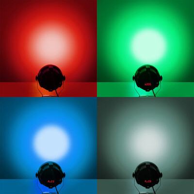 

〖Follure〗18W 12LEDs Colorful PAR Stage Light by DMX512 8CH for Disco Bar Party Stage