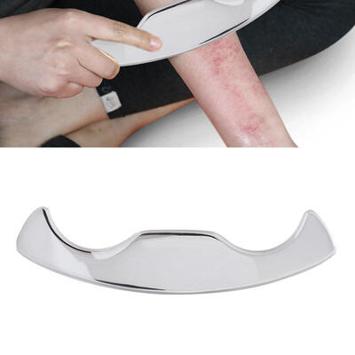 

Greensen Stainless Steel Scraping Board Facial Body Scrapper Plate for Release Pain Relief Guasha Tools