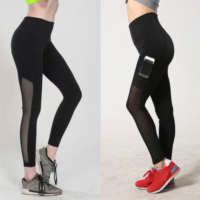

Womens Sports Gym Yoga Running Fitness Leggings Pants Jogging Pocket Trousers