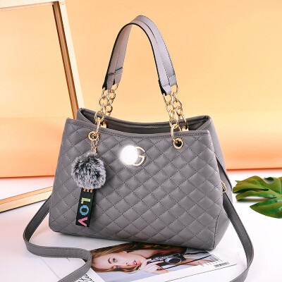 

Ladies bag 2019PU leather Korean fashion summer new womens bag wild personality handbag shoulder Messenger bag