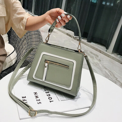 

Tailored Fashion Women Retro Geometric Leather Handle Bags Crossbody Bag Shoulder Bags