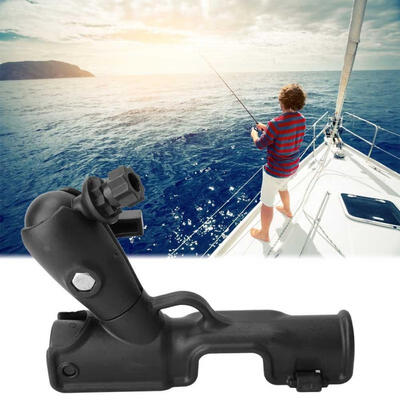 

Greensen Durable Fishing Pole Tackle Holder Embedded Bracket Rack Support Rowing Boat Accessory