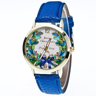 

Tree Christmas Eve New Ornaments Decoration Elderly Analog Quartz Merry Christmas Happy New Year Vogue Watches Envio Gratis