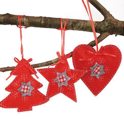 

Tailored Christmas Tree Decoration Non-woven Sewing Accessories