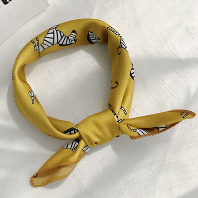 

New Silk Scarf Head Scarf MsProfessional Variety Decorative Print Scarf For Daily Decoration Business Party