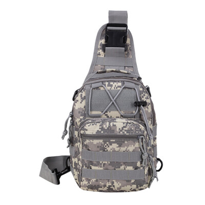 

Tailored Mens outdoor pockets Messenger bag casual sports camouflage chest bag