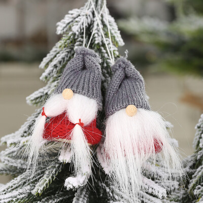 

Siaonvr Christmas Plush Santa Old Man Doll Ornaments Creative Gift Xmas Tree Decoration