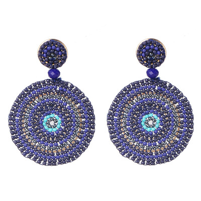 

2019 New Trendy Boho Fruit Round Drop Dangle Earrings Handmade Watermelon Earring Female Wedding Party Gifts Jewelry