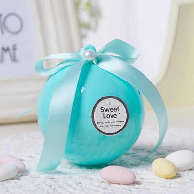 

FUNNYBUNNY Color Plastic Fillable Ball Ornaments party Favor Candy Crafts Sphere Decor
