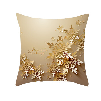 

〖Follure〗Christmas Pillow Case Glitter Polyester Sofa Throw Cushion Cover Home Decor