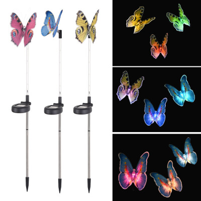 

Siaonvr Garden Solar Butterfly Decorative Lights Outdoor 3 Pack Solar Stake Light