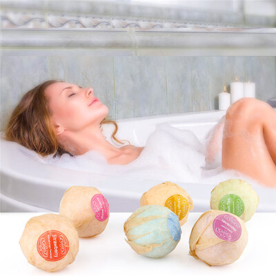

Siaonvr Organic Bath Bombs Bubble Bath Salts Ball Essential Oil Handmade SPA Stress