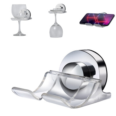 

〖Follure〗Bath & Shower Suction Cupholder Caddy Wine Sucker Cup Holder PhoneShaver Shelf