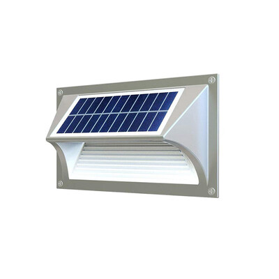 

Cast aluminum casing 5SMD LED solar outdoor wall lamp built-in lithium battery automatic charging during the day charging at night