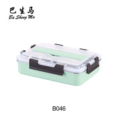 

Three grid five grid health&safety insulation lunch box