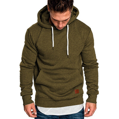 

Warm Mens Long Sleeve Casual Tops Shirts Cotton Hooded T-shirt Hoddies