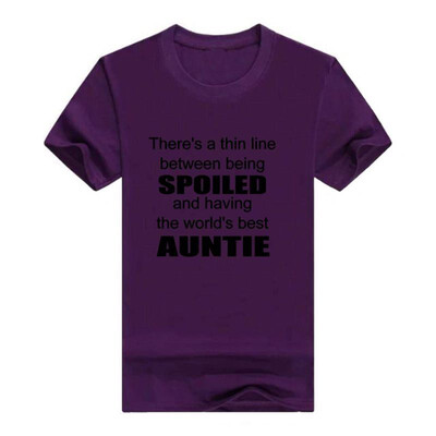 

Funny Auntie T-Shirt Cute Toddler T-Shirt100 Cotton
