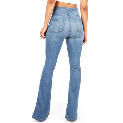 

Women Vintage Jeans High Waist Boot Cut Pant Sexy Slim Skinny Jeans Denim Pants Trousers Boot Cut Pant for Women