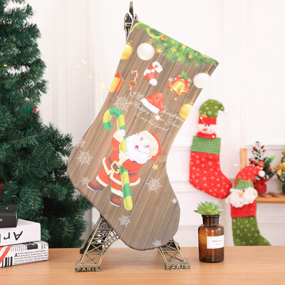

〖Follure〗Merry Christmas Plush Tree Hanging Gift Candy Large Socks Decoration