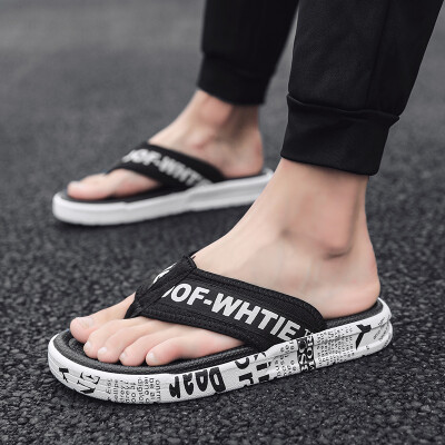 

Herringbone slippers men wear outdoor personality sandals&slippers outside summer fashion