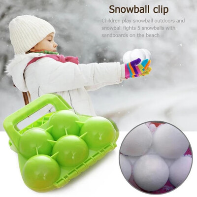 

Gobestart Snow Snowball Maker Clip Maker Animal Shaped Snow Sand Mold Tool Winter Kids