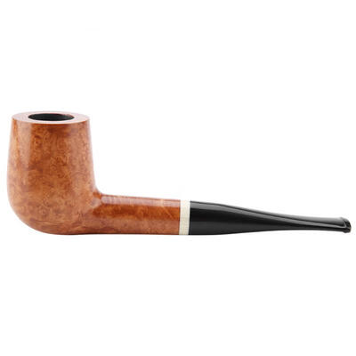 

Greensen 9mm Handmade Bruyere Wood Straight Stem Tobacco Pipe Portable Smoking Cigarette with Filter
