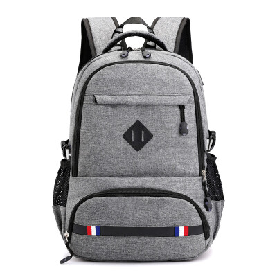 

Fashion backpack mens bag casual USB charging backpack mens large-capacity computer bag tide