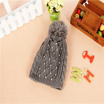 

Tailored Solid Cotton Hats Unisex Warm Winter Stripe Casual Knit Cap