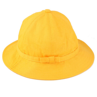 

Childrens Fisherman Hat Cotton Boys And Girls Yellow Hat Japanese Small Ball Cap