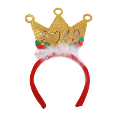 

Tailored Party Headdress Headband Christmas Stretch Headwear Hair Band Decorative A