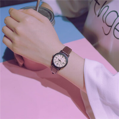 

Watch Female Student Korean Edition Simple Retro-ulzzang Leisure Atmosphere Style Examination Lovely Sen Female Watch