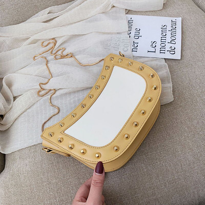 

Tailored Womens Fashion Patchwork Retro Shoulder Bag Handbag Bag Small Square Bag