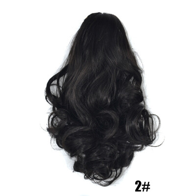 

〖Follure〗Womens Claw Thick Wavy Curly Short Ponytail Horsetail Clip Hair Extensions