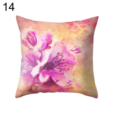 

Flower Monstera Leaf Throw Pillow Case Cushion Cover Sofa Bed Car Office Decor