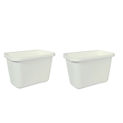 

Toponeto Creative Kitchen Garbage Box Cabinet Doors Hanging Trash Can Peel Storage Box2pc