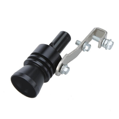 

Turbo Sound Whistle Exhaust Pipe Tailpipe Blow-off Valve Aluminum Size  Black