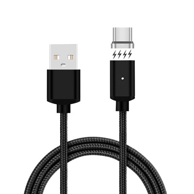 

Cwxuan USB Type-C Detachable Magnetic Adhesion Braided Data Sync Charging Cable 100cm