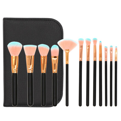 

〖Follure〗12 Pcs Makeup Brush Set Eye Shadow Brush Cosmetics Blending Brush Tool