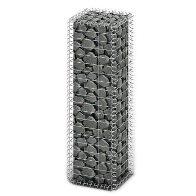 

Gabion Basket with Lids Galvanized Wire 394"x118"x118